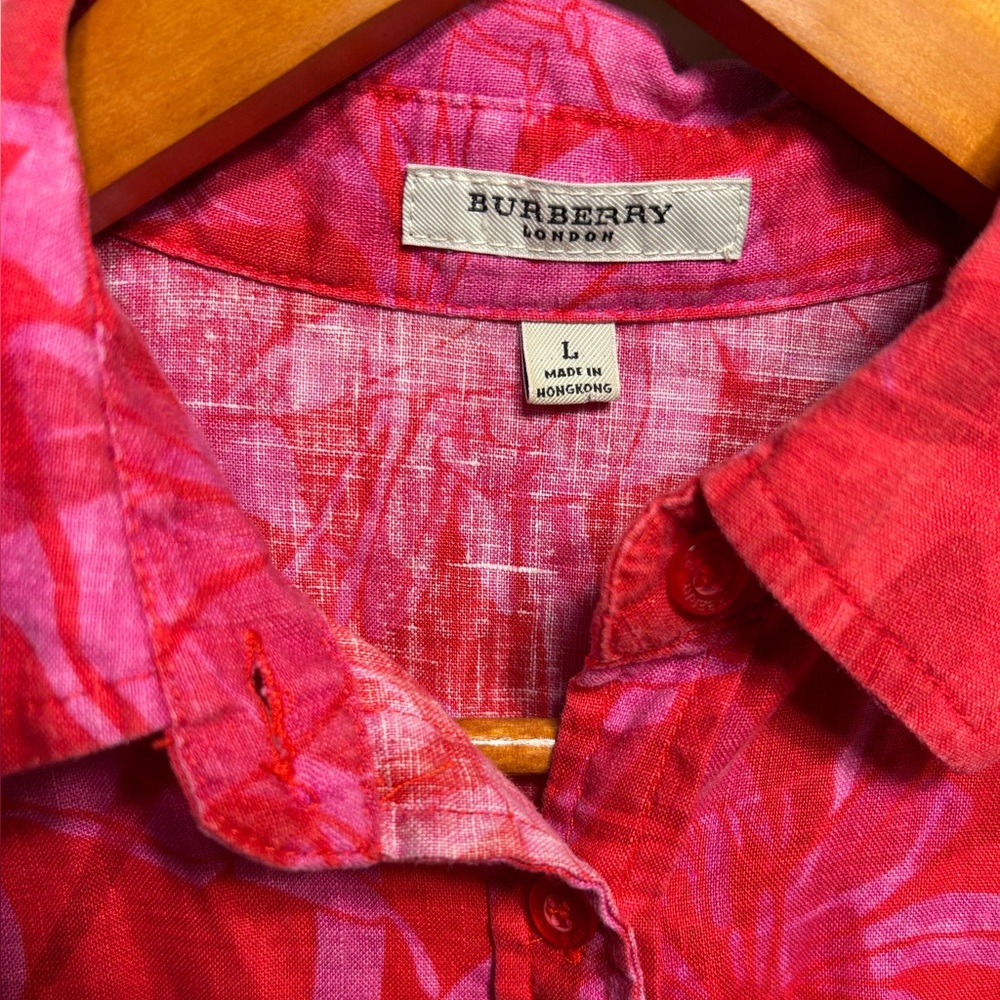 Burberry vintage cotton floral dress size x small - Picture 4 of 5